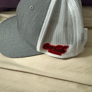 Coca Cola Gray and White Two-Tone Hat